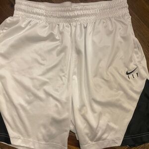 Nike Dri-FIT White Performance Shorts